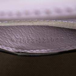 Gucci Beige/Purple Mini Jumbo GG Canvas Interlocking G Satchel