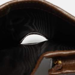 Gucci Brown/Beige GG Supreme Canvas and Leather Horsebit 1955 Card Case