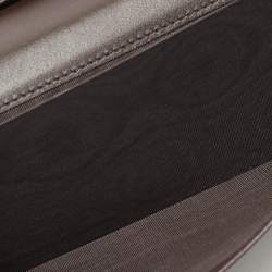 Gucci Dark Brown Guccissima Leather Metal Flap Continental Wallet