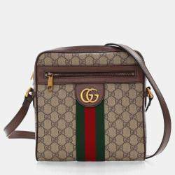 Gucci Medium GG Canvas Ophidia Messenger Bag