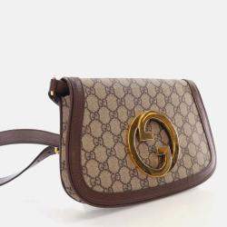 Gucci Small GG Canvas Blondie NM Chain Flap Bag