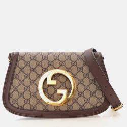 Gucci Small GG Canvas Blondie NM Chain Flap Bag