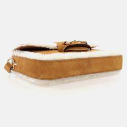 Gucci Mini Suede Horsebit Shoulder Bag