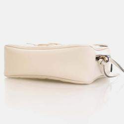 Gucci Small Calfskin GG Marmont Top Handle