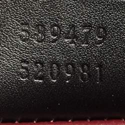 Pre Owned Gucci Black Patent Leather Mini Sylvie 1969 Top Handle Bag