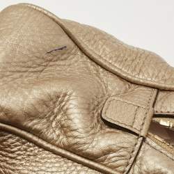Gucci Light Gold Leather Medium Soho Disco Chain Bag