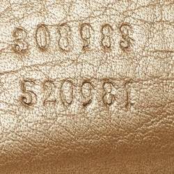 Gucci Light Gold Leather Medium Soho Disco Chain Bag