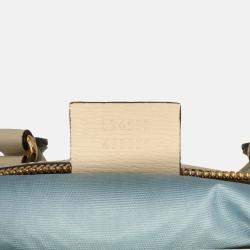 Gucci White Yuko Higuchi Medium Coated Canvas Ophidia Web Satchel