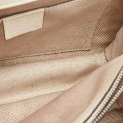 Pre Owned Gucci Tricolor Leather Medium Dionysus Bamboo Top Handle Bag