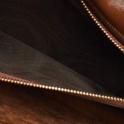 Gucci Beige/Brown GG Supreme Canvas Horsebit 1955 Wallet on Chain