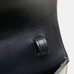 Gucci Black Medium Leather Sylvie Top Handle Bag