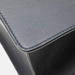 Gucci Black Medium Leather Sylvie Top Handle Bag