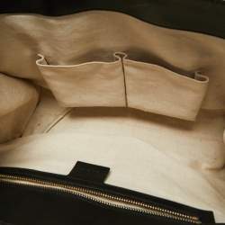 Pre Owned Gucci Black Guccissima Leather Large Emily Chain Shoulder Bag