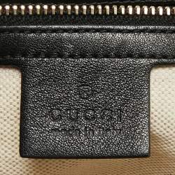 Pre Owned Gucci Black Guccissima Leather Large Emily Chain Shoulder Bag