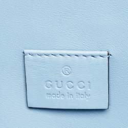 Gucci Brown/Blue Python Soft Jackie Clutch