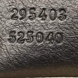 Pre Owned Gucci Black Guccissima Leather Large Emily Chain Shoulder Bag