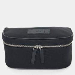 Gucci Black Fabric Web Techno Hip Sack