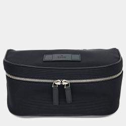 Gucci Black Fabric Web Techno Hip Sack