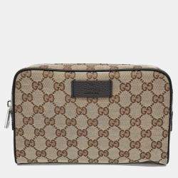Gucci Beige Jacquard Jacquard Hip Sack
