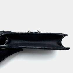 Pre Owned Gucci Dionysus Black Velvet Super Mini Shoulder Bag