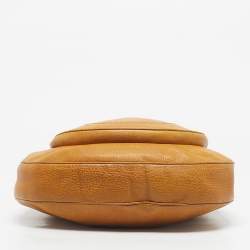 Pre Owned Gucci Tan Leather Large New Pelham Hobo