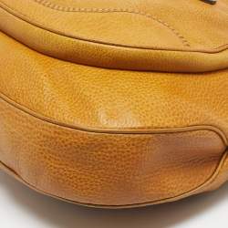 Pre Owned Gucci Tan Leather Large New Pelham Hobo