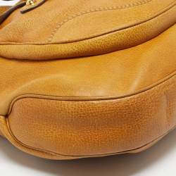 Pre Owned Gucci Tan Leather Large New Pelham Hobo
