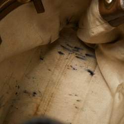 Pre Owned Gucci Brown Leather Medium Soho Chain Shoulder Bag