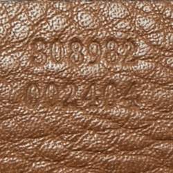 Pre Owned Gucci Brown Leather Medium Soho Chain Shoulder Bag