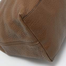 Pre Owned Gucci Brown Leather Medium Soho Chain Shoulder Bag