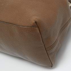 Pre Owned Gucci Brown Leather Medium Soho Chain Shoulder Bag