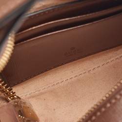 Pre Owned Gucci Beige/Ebony GG Supreme Canvas Mini Ophidia Shoulder Bag