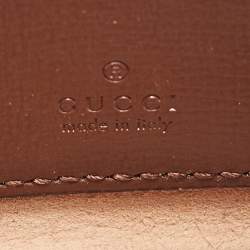 Pre Owned Gucci Beige/Ebony GG Supreme Canvas Mini Ophidia Shoulder Bag