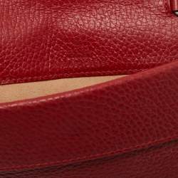 Pre Owned Gucci Red Leather Mini Dionysus Chain Bag