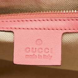 Pre Owned Gucci Multicolor Leather Medium Padlock Shoulder Bag