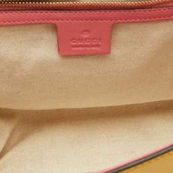 Pre Owned Gucci Multicolor Leather Medium Padlock Shoulder Bag