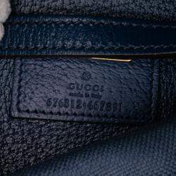 Pre Owned Gucci Blue GG Supreme Kaleidoscope Tote