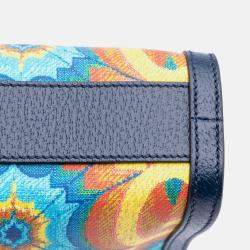 Pre Owned Gucci Blue GG Supreme Kaleidoscope Tote