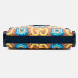 Pre Owned Gucci Blue GG Supreme Kaleidoscope Tote