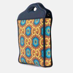 Pre Owned Gucci Blue GG Supreme Kaleidoscope Tote
