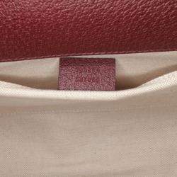 مملوكة مسبقًا حقيبة دافل غوتشي أوفيديا ويب جي جي قماش صغير حمراء