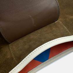 Pre Owned Gucci Jackie Vintage Brown Suede Leather Shoulder Bag