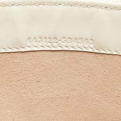 مملوكة مسبقًا محفظة غوتشي مارمونت جي جي جلد ماتلاس أسود مع سلسلة