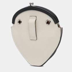 Pre Owned Gucci White Leather Fruittini Strawberry Crossbody Bag