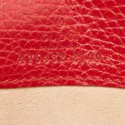 مملوكة مسبقًا Gucci Dark Red Leather Dionysus Mini Crossbody Bag