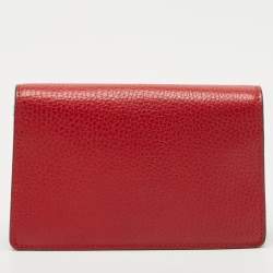 مملوكة مسبقًا Gucci Dark Red Leather Dionysus Mini Crossbody Bag