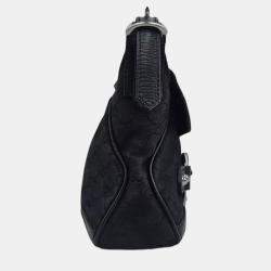 Pre Owned Gucci Horsebit Small GG Canvas Shoulder Bag