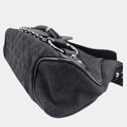Pre Owned Gucci Horsebit Small GG Canvas Shoulder Bag