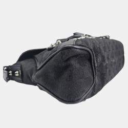 Pre Owned Gucci Horsebit Small GG Canvas Shoulder Bag