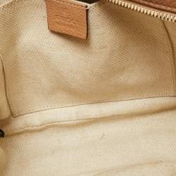 Pre Owned Gucci Brown Leather Small Soho Disco Shoulder Bag